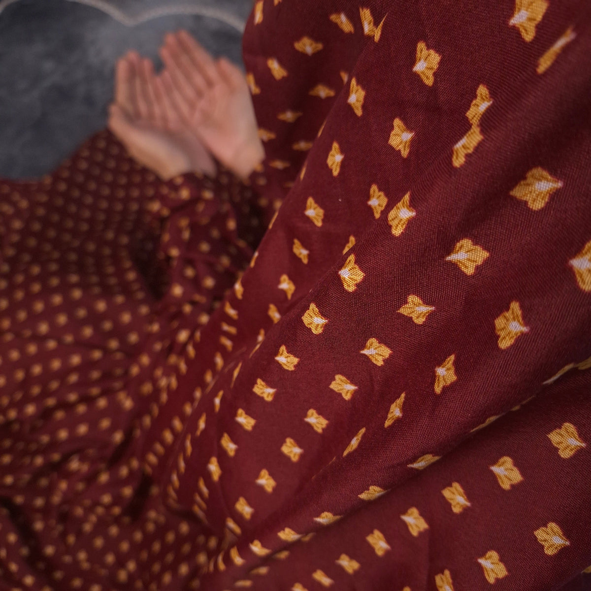 Namaz Chaddar - Deep Mahogany