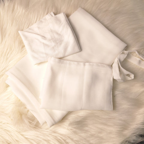 Hijab & Niqab Set - Off White